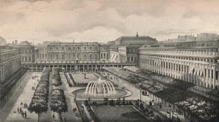 Vista del Palais-Royal en 1834