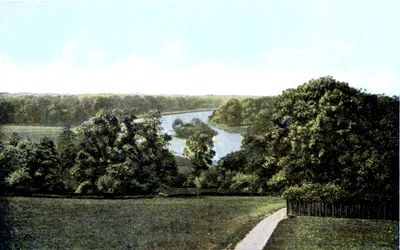 Vista del Támesis desde Richmond Hill, Londres, siglo XX