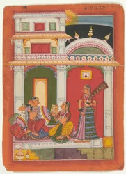 Vilaval Ragini: Folio de una serie de ragamala, ca. 1680