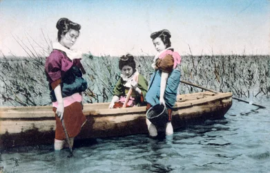 Postal francesa vintage, c1900