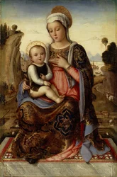 Virgen y Niño, finales del siglo XV