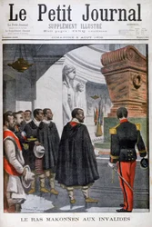 Visita de Ras Makonnen a Les Invalides en París, 1902
