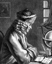 Voltaire, autor, dramaturgo, satírico y hombre de letras francés del siglo XVIII