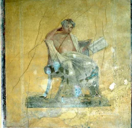 Fresco de Pared, Casa de Menandro, Pompeya
