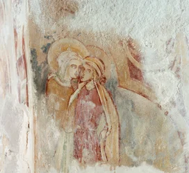 Pintura mural, Torre Agricola, Castillo de Chester, Cheshire, c1220