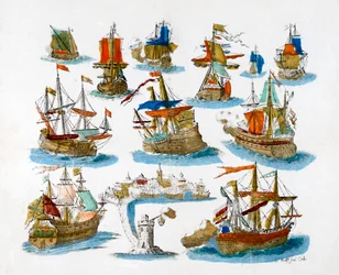Buques de Guerra, siglo XVIII