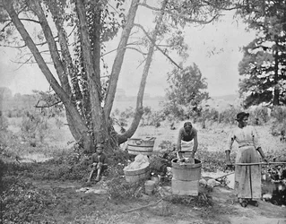 Lavanderas, El Paso, Texas, c1897