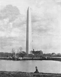 Monumento a Washington, Washington DC, EE.UU., c1900