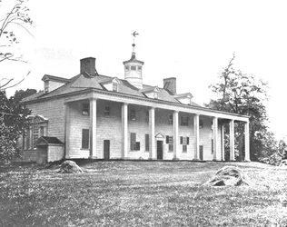 Casa de Washington, Mount Vernon, Virginia, EE.UU., c1900