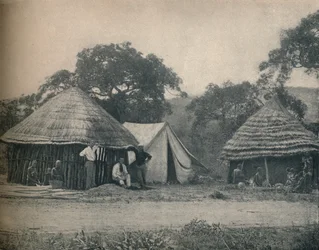Tienda de carretera en Suazilandia, c1900