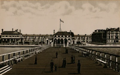 Muelle de Wellington, c. 1880