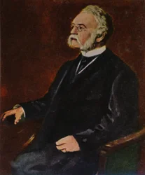 Werner von Siemens 1816-1892. Pintura de Lenbach