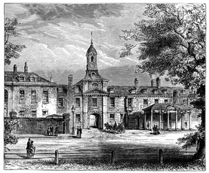 Fachada oeste del Palacio de Kensington, Londres, 1900