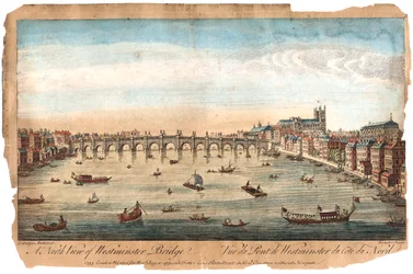 Puente de Westminster, Londres, 1753