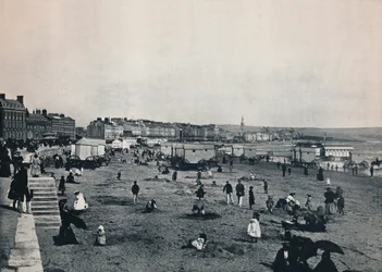 Weymouth - Vista General de la Ciudad y la Playa, 1895
