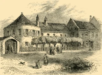White Conduit House alrededor de 1820, c1872