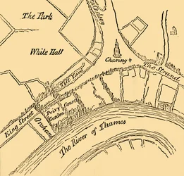 Whitehall en el reinado de Enrique VIII, 1881