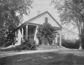 Casa de Whittier en Danvers, Massachusetts, c1897