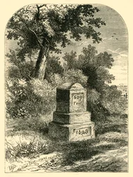 La Piedra de Whittington en 1820, c. 1876