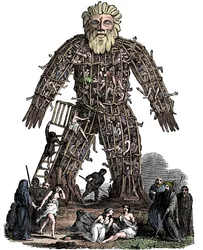 Hombre de mimbre, siglo I d.C., 1832