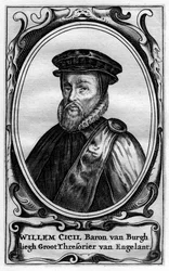 Willem Cecil, 1er Barón Burghley, estadista inglés del siglo XVI