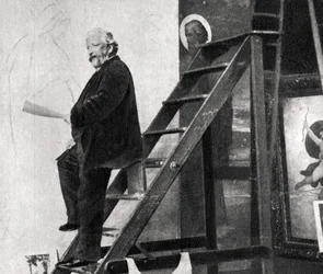 William-Adolphe Bouguereau, artista francés, 1900