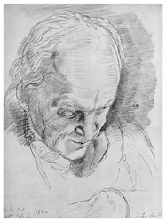 William Blake, místico, poeta, artista y grabador inglés, siglo XIX 1956