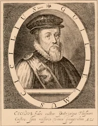 William Cecil, 1er Barón Burghley 1520-1598, estadista inglés, 1889