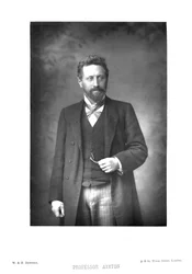 William Edward Ayrton 1847-1908, físico británico, ingeniero eléctrico e inventor, c1890