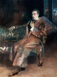 William Gillette en Sherlock Holmes, c1902