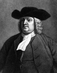 William Penn, miembro inglés de la Sociedad de Amigos, conocidos popularmente como Cuáqueros, 1837