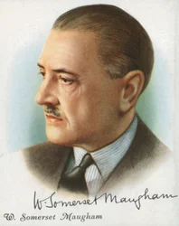 William Somerset Maugham, autor británico de novelas, obras de teatro y cuentos, 1927