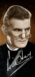William Thomson Will Hay 1888-1949, comediante y actor inglés, 1935