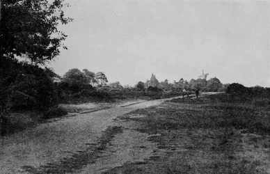 Wimbledon Common y el molino de viento, c1900, 1912