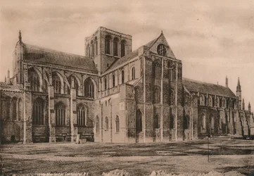 Catedral de Winchester, Hampshire, principios del siglo XX