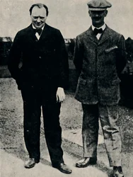 Winston Churchill y George Lambert, 1912, 1945