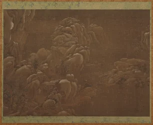 Paisaje invernal, dinastía Ming o Qing, siglo XV-XVIII