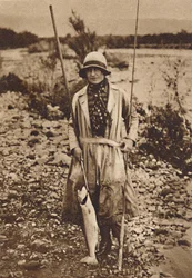 Con una captura en Tokanu, Nueva Zelanda, c1927, 1937