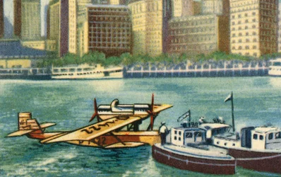 Wolfgang von Gronau llega a Nueva York, agosto de 1930, 1932