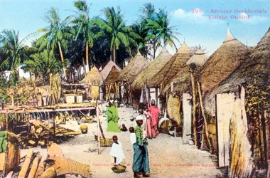 Aldea Wolof, o Ouolof, Senegal
