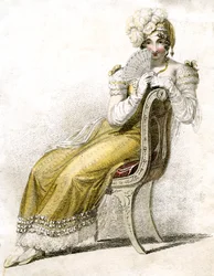 Mujer con abanico, c1750-1850