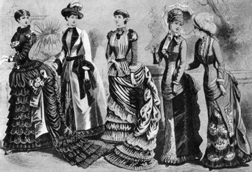 Moda femenina de las décadas de 1880 y 1890, 1937