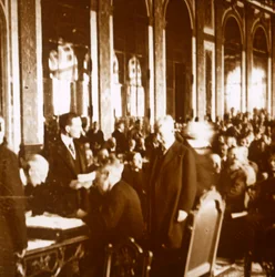 Woodrow Wilson, Tratado de Versalles, Francia, 1919