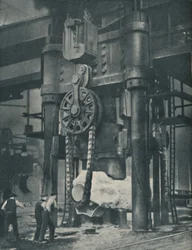 Trabajadores en el metal del cual depende nuestra civilización, c1935