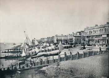 Worthing - Vista general del frente, 1895