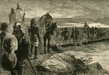 Jerjes Cruzando el Helesponto, 1890