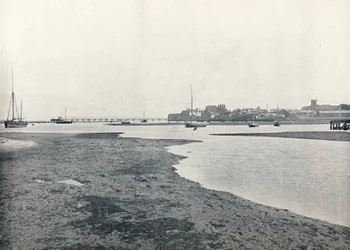 Yarmouth Isla de Wight - Vista general, 1895
