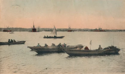 Puerto de Yokohama, Japón, c1918