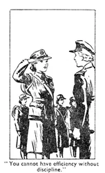 No puedes tener eficiencia sin disciplina, 1940