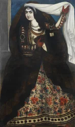 Joven mujer con chador, ca. 1844-1850